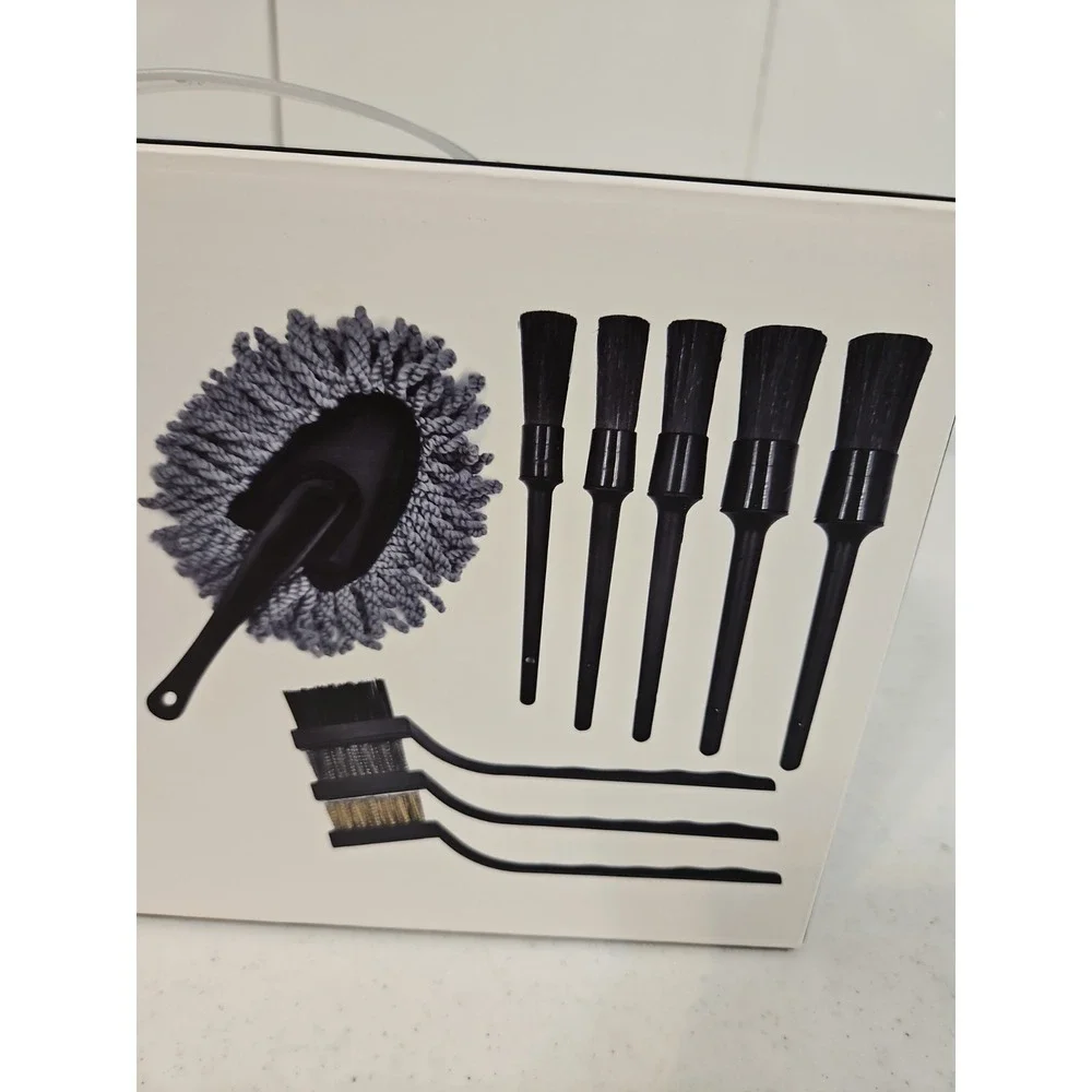 Journeyman 9 Piece Car Brush Detailing Kit Auto Interior Cleaning Kit New In Box